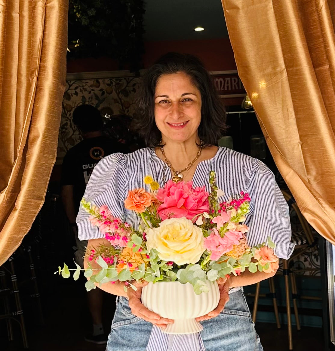 Peony-inspired floral arranging and watercolor painting workshop