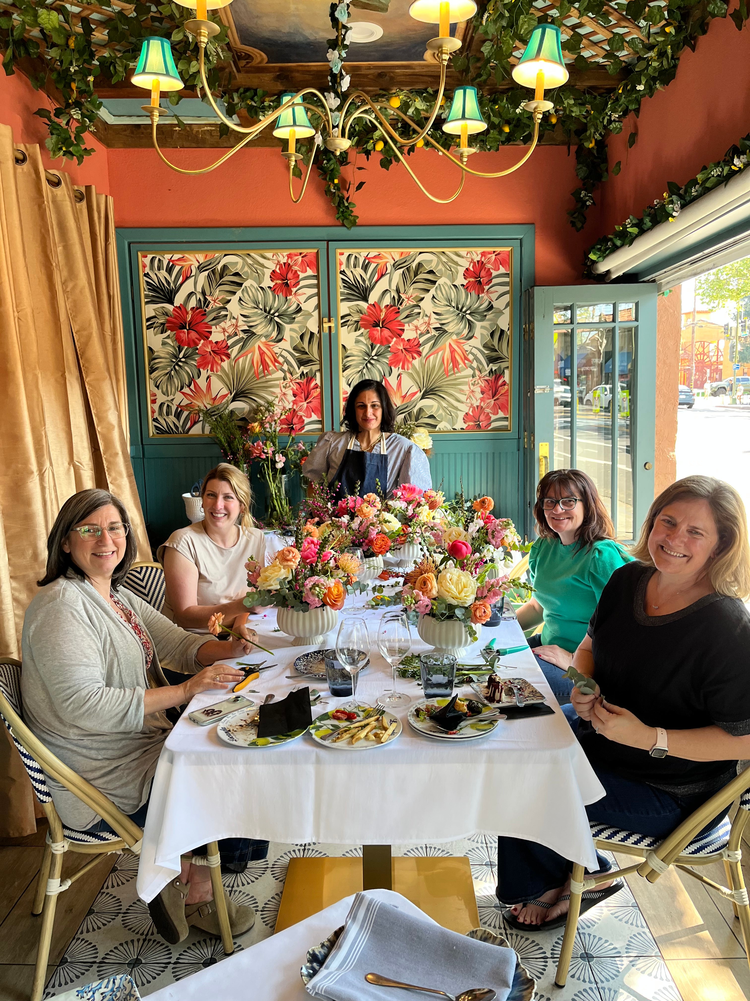 Peony-inspired floral arranging and watercolor painting workshop