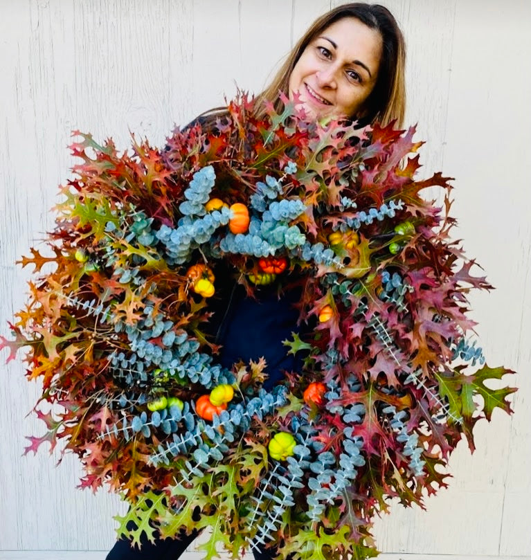 Fall Harvest Wreath Workshop                        Gal in the Glen + Locanda Ischia         Sunday, Nov. 8, 2:00-4:30 PM