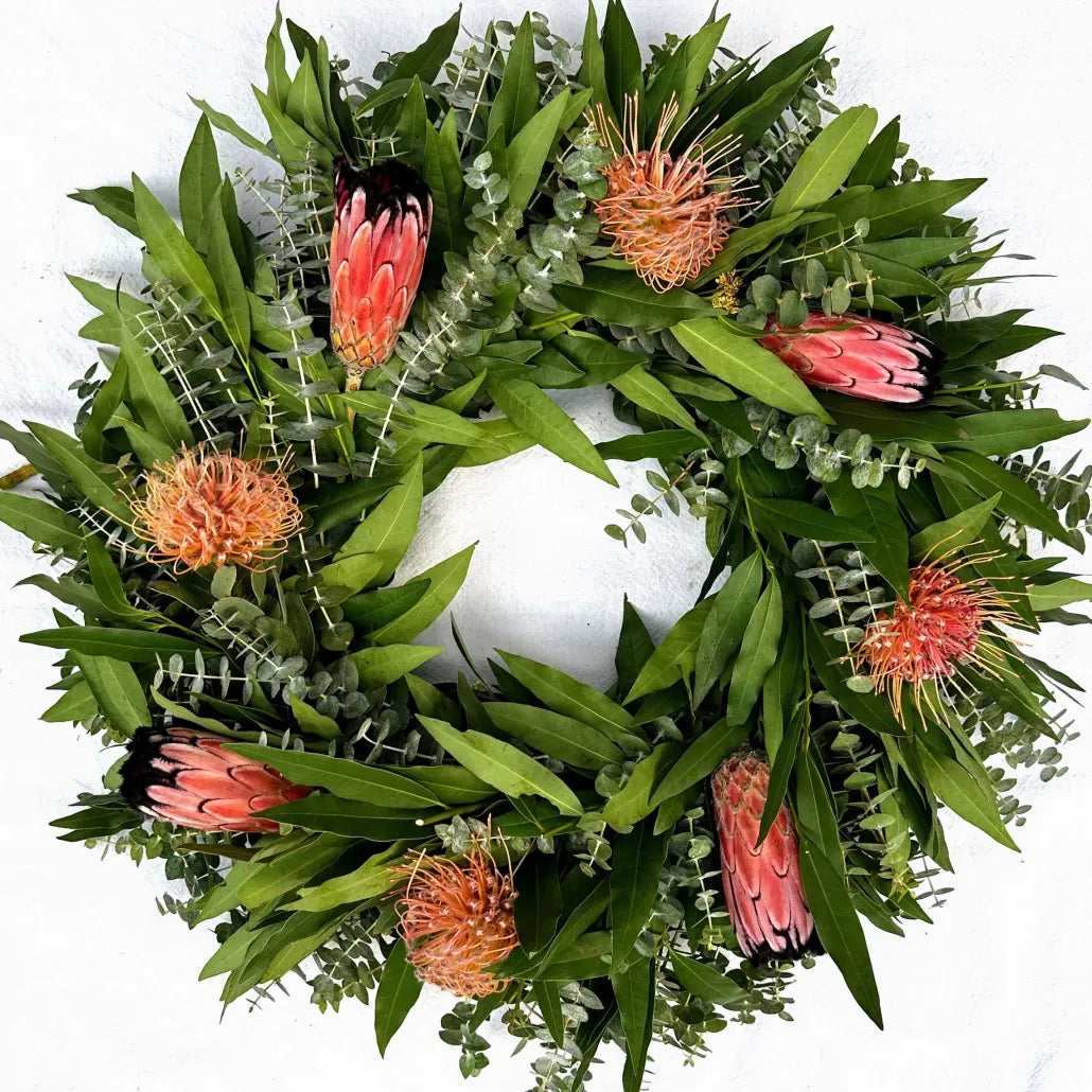 Monthly Fresh Wreath Subscription, Delivered Locally